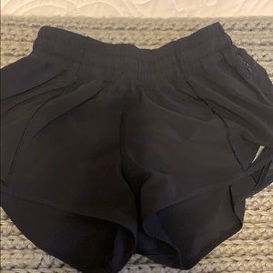 Lululemon Black Hotty Hot Shorts